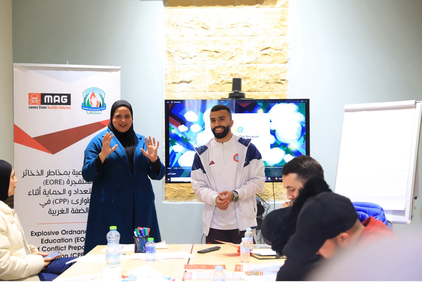 Occupied Palestinian Territories: MAG launches new partnership with Jabal Al-Nar Club | MAG