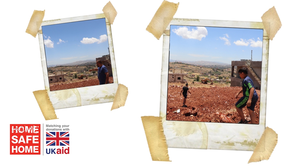 Children play on land made safe from landmines