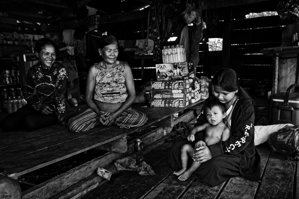 family in Cambodia
